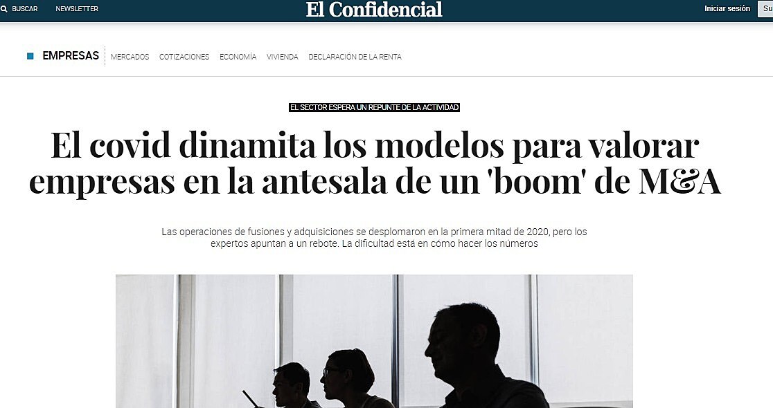 El covid dinamita los modelos para valorar empresas en la antesala de un 'boom' de M&A